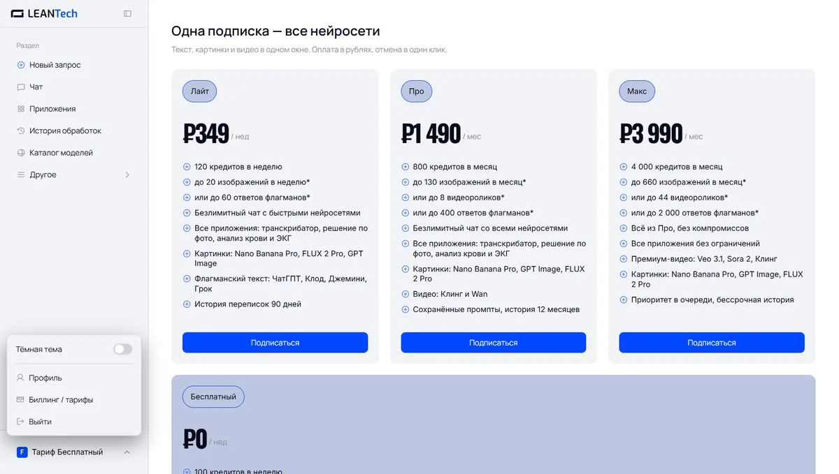 Оплата доступа к Anthropic картой РФ